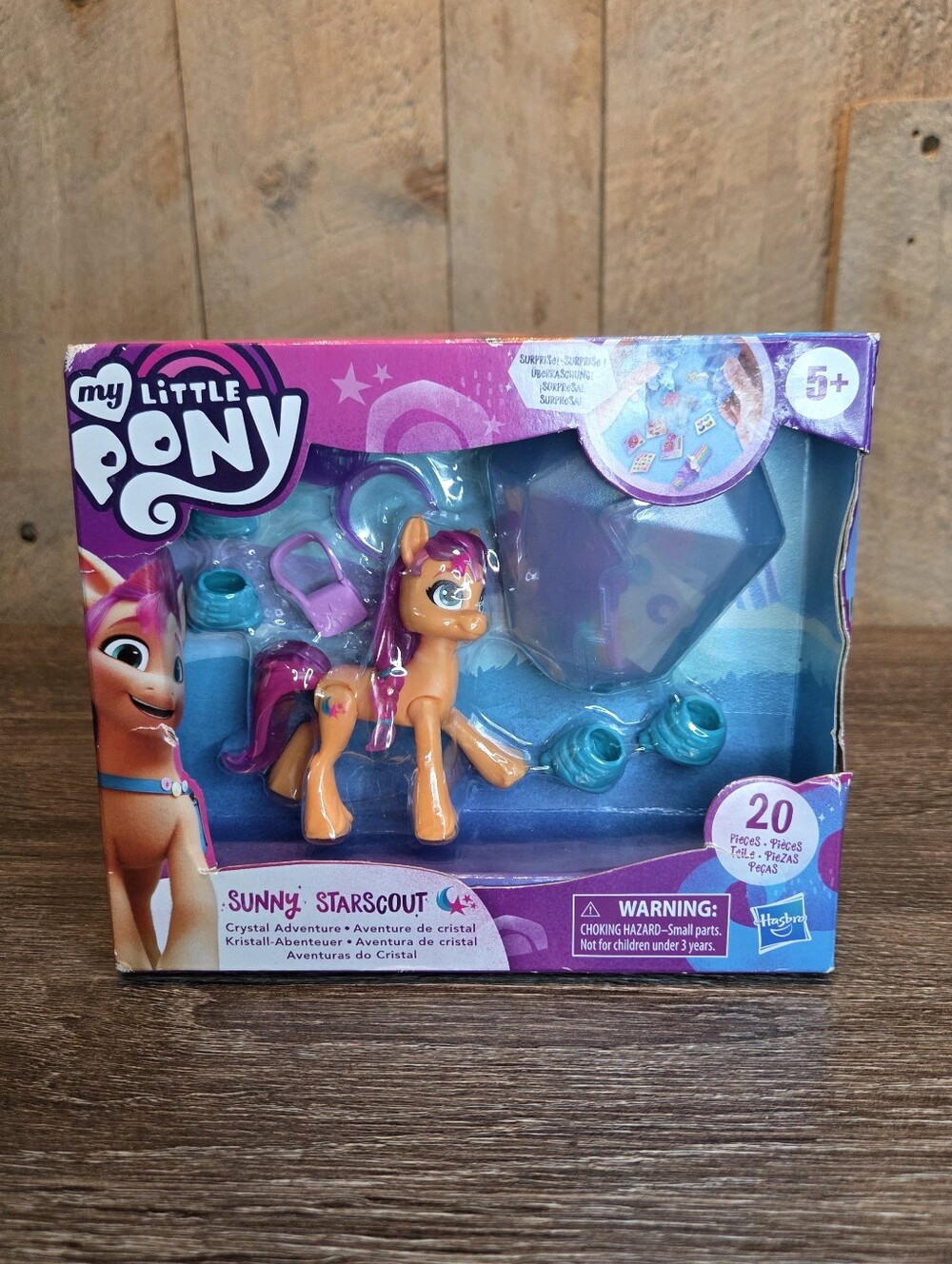 My Little Pony A New Generation Crystal Adventure Sunny Starscout figurine New